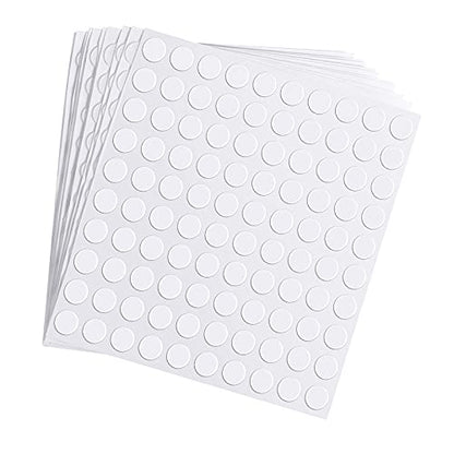 1000 Pcs Double Sided Adhesive Dots Clear Glue Point Tape Stickers Balloon Glue Round Mini No Traces Adhesive Sticker Dot Sticker for Classroom Decor Craft DIY Office (1000 Count)