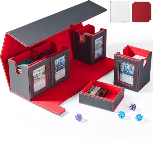 Card Deck Box for MTG with Commander Display