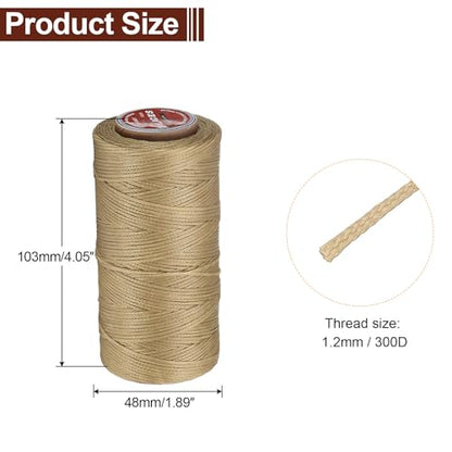 Flat Leather Sewing Waxed Thread