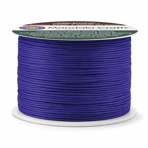 0.5mm Indigo Waxed Cord