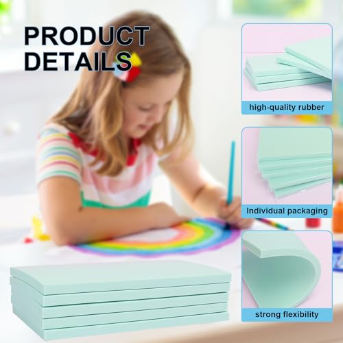 25 Pcs 4"x6" Rubber Carving Blocks (25 Count)