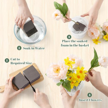 30 Pack Floral Foam Blocks for Fresh and Artificial Flowers