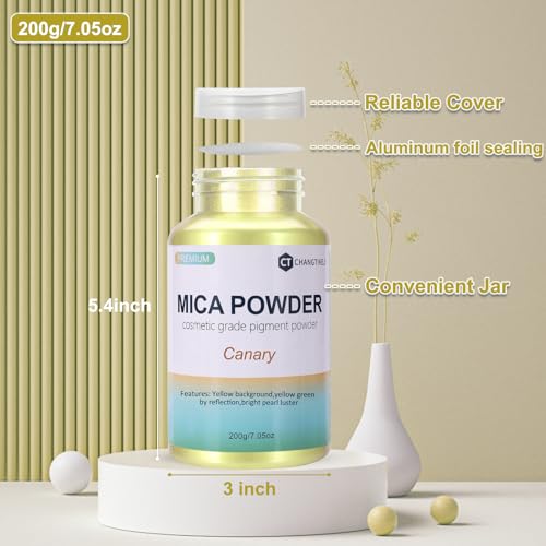 Mica Powder 7.05OZ（200g） (7.0548 Ounce)