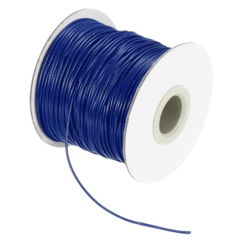 Waxed Cord 1mm Waxed Thread 87 Yard Wax String Leather Cord for Bracelet Making