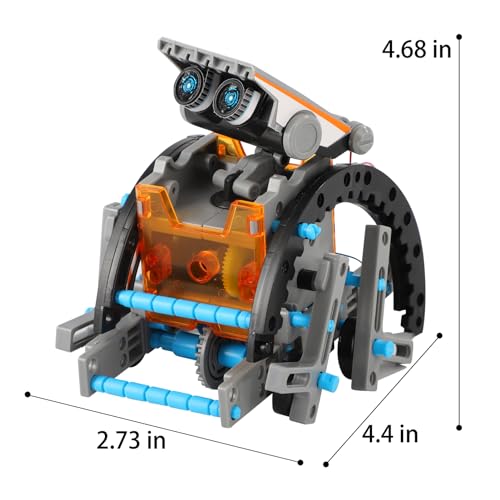12-in-1 Solar Powered Robot Building Kits Toys for Boys Ages 8-13, STEM Kit Gifts for Kids 8 9 10 11 12 13 Years, DIY Educational Science Building Set Gifts for Teenagers (190+ Pieces)