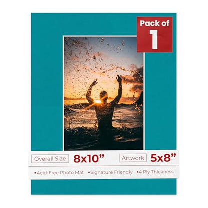 8x10 Mat Bevel Cut for 5x8 Photos