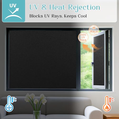 Blackout Window Privacy Film with Tools