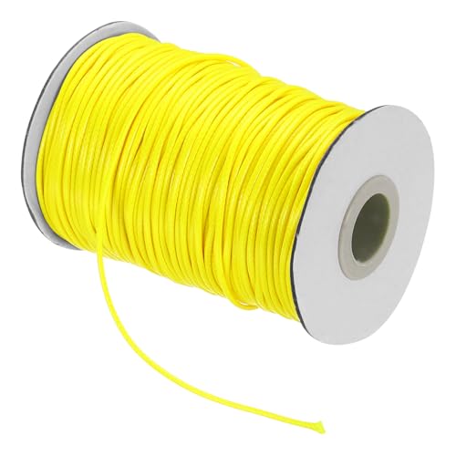 Waxed Cord 1.5mm Waxed Thread 87 Yard Wax String Leather Cord for Bracelet Making