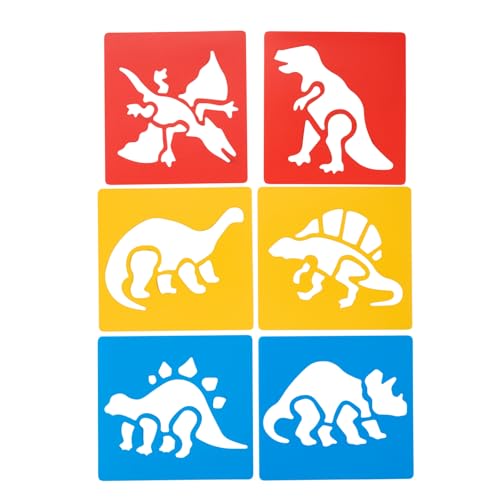Washable Plastic Dinosaur Stencils