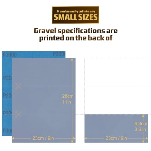 Sandpaper 3000 Grit (15 Count)
