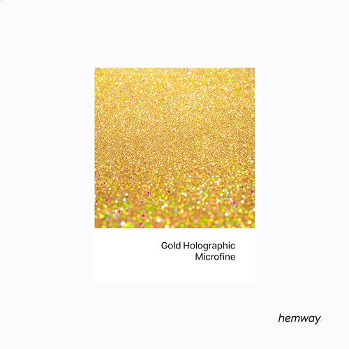 Resin Glitter Gold Holographic 100g Microfine (3.5274 Ounce)