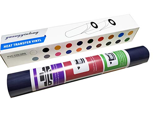 Heat Transfer Vinyl Navy Blue HTV Rolls (12 Foot)