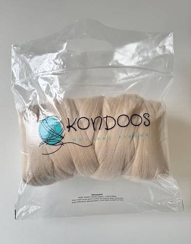 Colored Natural Wool roving