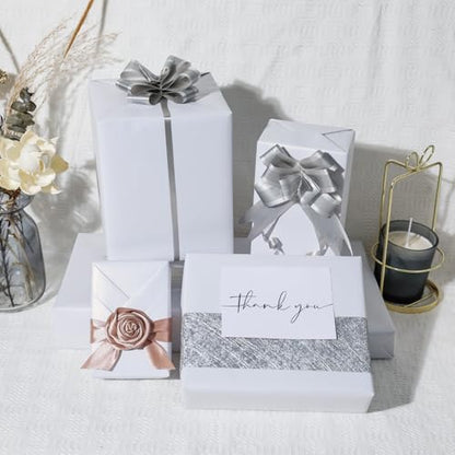 White Matte Wrapping Paper (46.58 Sq Ft)