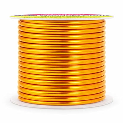 10 Gauge Gold Tone Anodized Aluminum Craft Wire