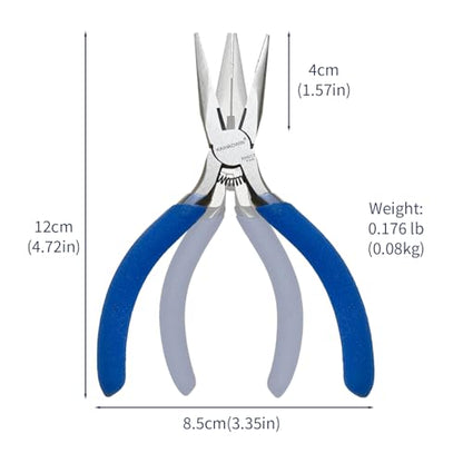 5" Mini Needle Nose Pliers (5 Count)