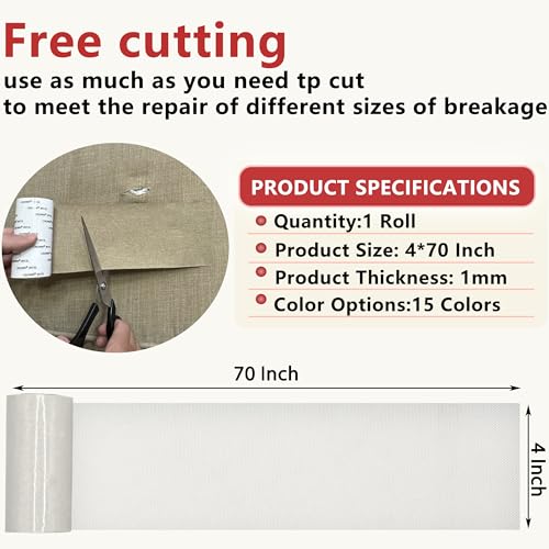 Linen Repair Tape 4x70 Inch Self