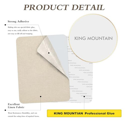 Coarse Linen Repair Patches