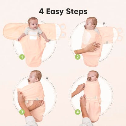 Newborn Swaddles with Zippers (3 Count)