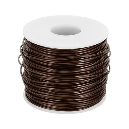 15 Gauge Anodized Aluminum Craft Wire Bendable Bonsai Training Wire 223 Feet 1.5mm for Sculpting Crafts Wreath Floral Beading Jewelry Making