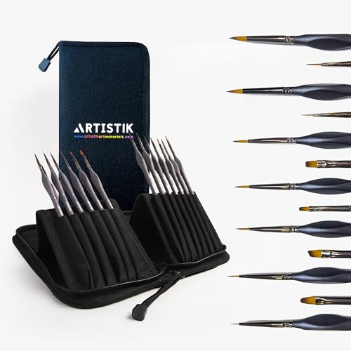 Miniature Paint Brushes Set of 13