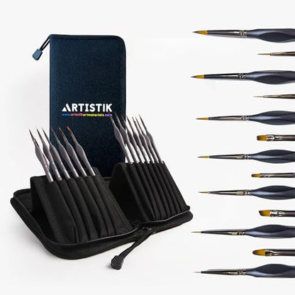 Miniature Paint Brushes Set of 13