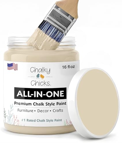 Cuppa Latte 16 Fl Oz Chalk Paint for Furniture All in One