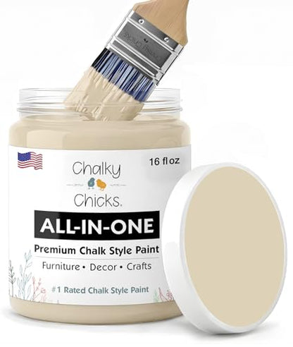Cuppa Latte 16 Fl Oz Chalk Paint for Furniture All in One