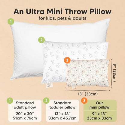 Mini Toddler Pillow with Pillowcase