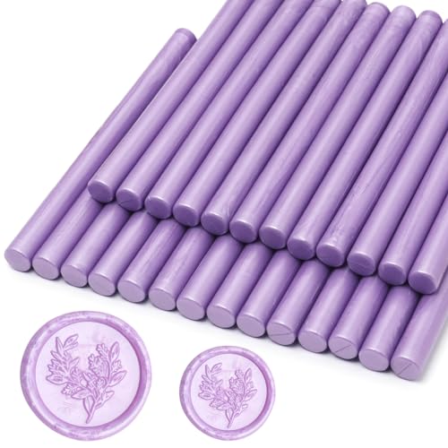 Lilac Purple Wax Seal Sticks 26pcs