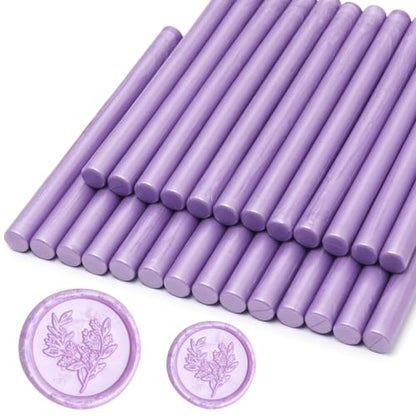 Lilac Purple Wax Seal Sticks 26pcs