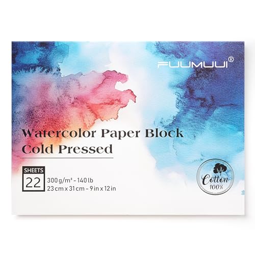 Watercolor Paper Block 9x12 Inch (2376 sq inches)