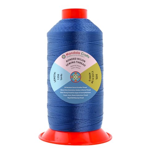 Size 138 420D T135 Denim Bonded Nylon Thread (3750 Foot)