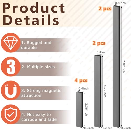 8 Pcs Knitting Chart Keeper Magnet Replacement Set Cross Stitch Line Keeper Knitting Pattern Holder Fold up Pattern Holder