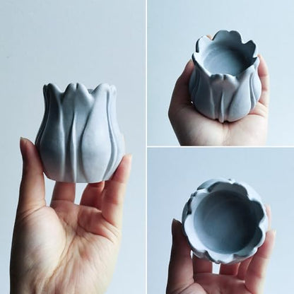 2PCS Tulip Candle Soap Molds