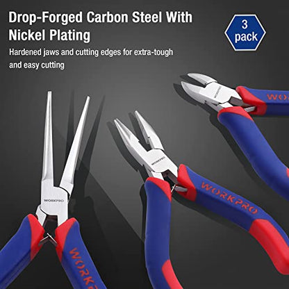 Mini Pliers Set (3 Count)