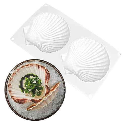 Big Sea Shell Silicone Baking Mold for Baking 3D Bakeware Chocolate Mold Cupcake Pan Cake DIY Muffin Kitchen Tool