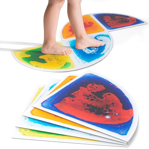 4 Sheet Liquid Sector Sensory Tiles (4 Count)
