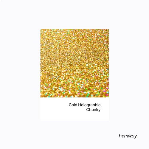 Resin Glitter Gold Holographic 100g Chunky (3.5 Ounce)