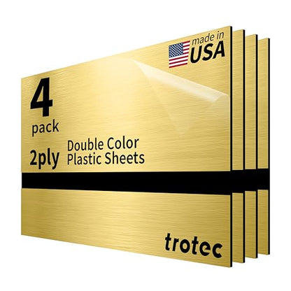 Metallic Looking Acrylic Sheet (4 Count)