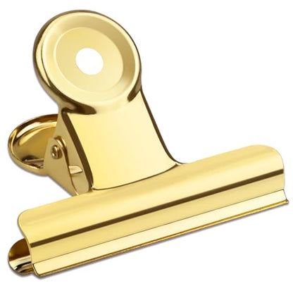10 Pack Large Metal Hinge Clips 2.5 Inches Bull Hinge Paper Clips