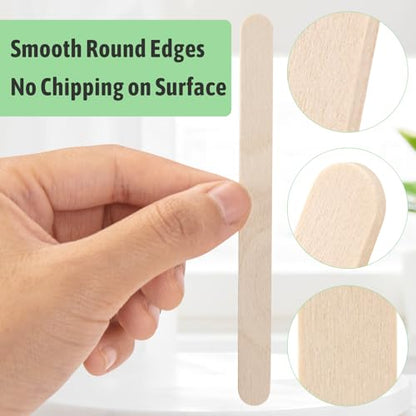 2400Pcs 4.5" Wooden Popsicle Sticks (2400 Count)
