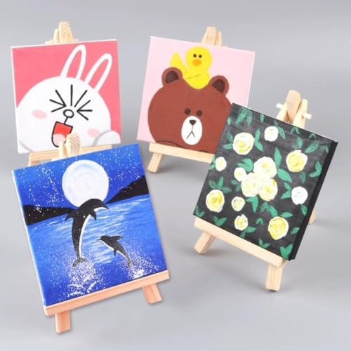 26 Pack 9 Inch Wood Easel (26 Count)
