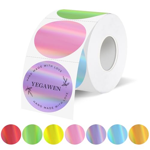 1.5 inch Holographic Thermal Labels Stickers
