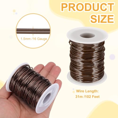 16 Gauge 1.5mm Anodized Aluminum Wire for Jewelry Craft Making