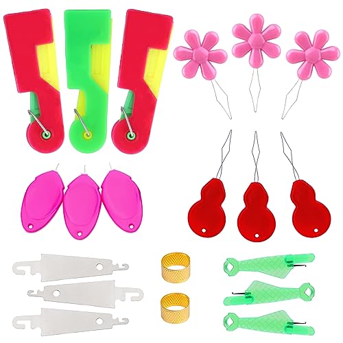 Needle Threaders for Hand Sewing Embroidery Needle Threader Tool 20pcs for Hand Sewing (20 Count)