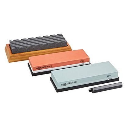 Whetstone Knife Sharpening Stone Set (3 Count)