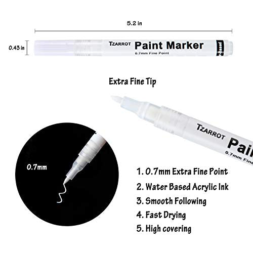 White Paint Pen (8 Count)