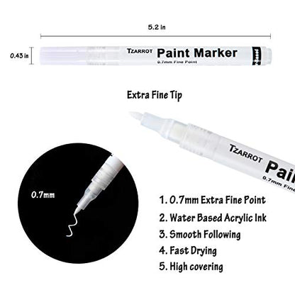 White Paint Pen (8 Count)