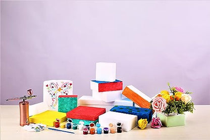 8pcs 4x4x2in Craft Foam Blocks White for DIY Crafting and Model